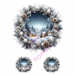 Ριζόχαρτο Χριστουγεννιάτικο A3 για ντεκουπάζ