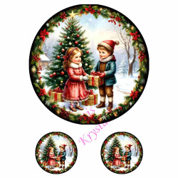 Ριζόχαρτο Χριστουγεννιάτικο A3 για ντεκουπάζ