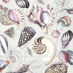Χαρτοπετσέτα για decoupage  Shells of the sea