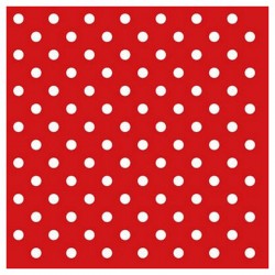 Χαρτοπετσέτα για Decoupage Dots Red