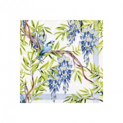 Χαρτοπετσέτα για Decoupage Wisteria blue