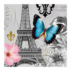 Χαρτοπετσέτα για Decoupage, Ici Paris 1 τεμ.