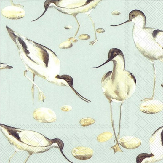 Χαρτοπετσέτα για Decoupage, Avocet light blue, 1τεμ.