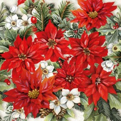 Χαρτοπετσέτα για Decoupage Pointsettia All Over