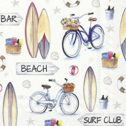 Χαρτοπετσέτα για decoupage  Surf Club