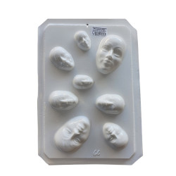 Καλούπι γύψου, 18x29cm, Προσωπεία