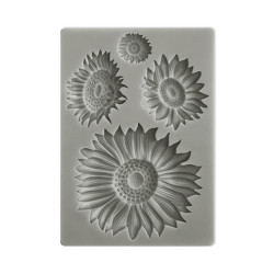 Καλούπι σιλικόνης A6, 10.5×14.8cm, Stamperia, Sunflower Art, Sunflowers