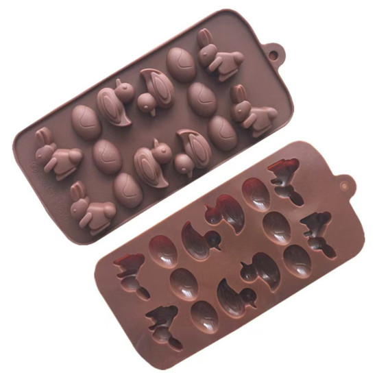 Καλούπι σιλικόνης, Λαγουδάκια, παπάκια και αυγά melts