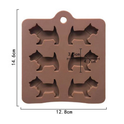 Καλούπι σιλικόνης, Σκυλάκια melts, 14.6×12.8cm