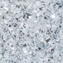 Πέτρες γυάλινες διακοσμητικές 1-4 mm, 200gr, διαφανείς