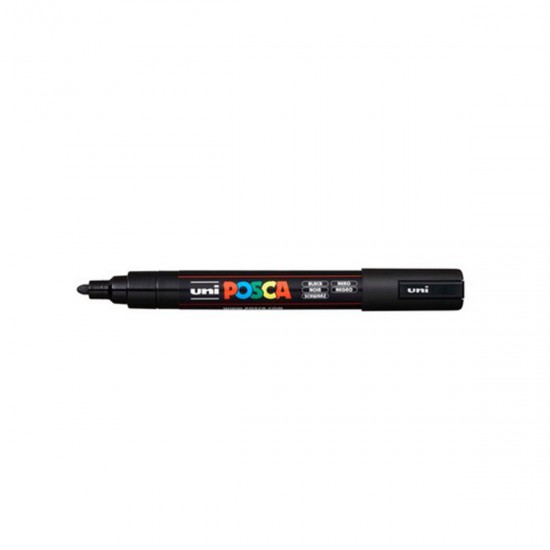 Μαρκαδόρος Posca PC-5M/5D Black