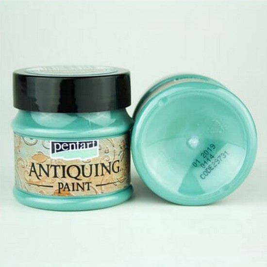 Antiquing Paint 50ml – Patina Green