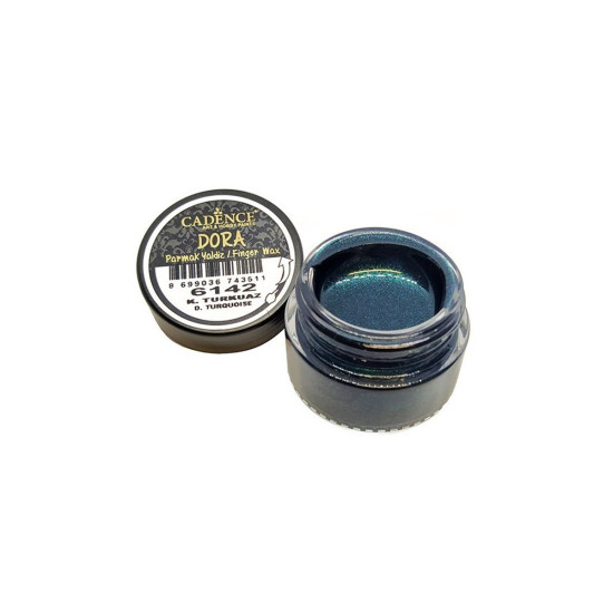 Dora fingerwax dark turquoise 20ml