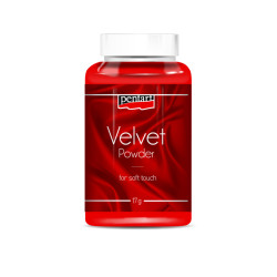 Velvet powder 17gr (πούδρα βελούδου) Pentart, Κόκκινο