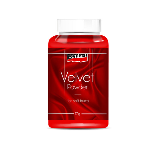 Velvet powder 17gr (πούδρα βελούδου) Pentart, Κόκκινο