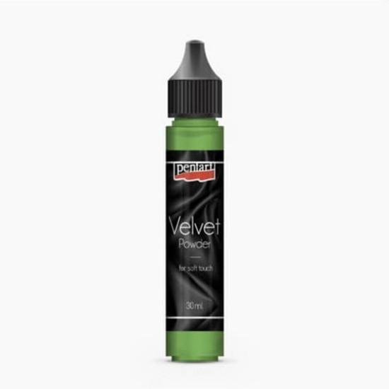 Velvet powder 30 ml Green, Pentart