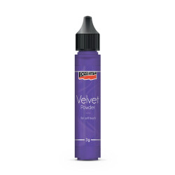 Velvet powder 3gr Pentart, Purple
