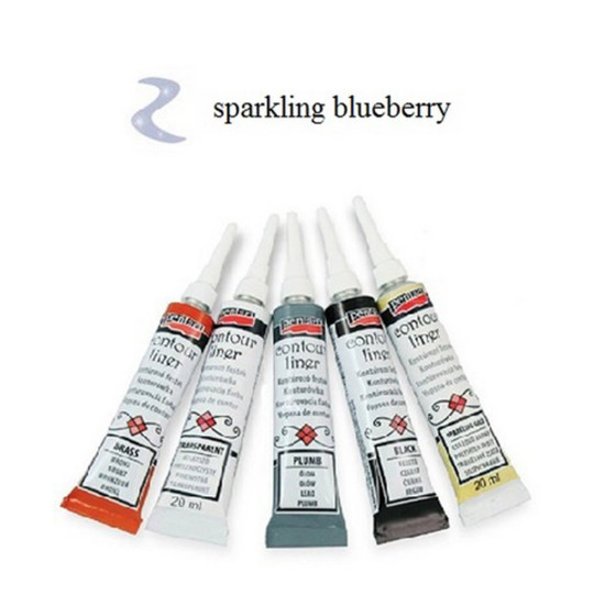 Contour Liner ανάγλυφο περίγραμμα Pentart 20ml – Sparkling Blueberry