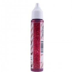 Glitter Pen Red 28ml