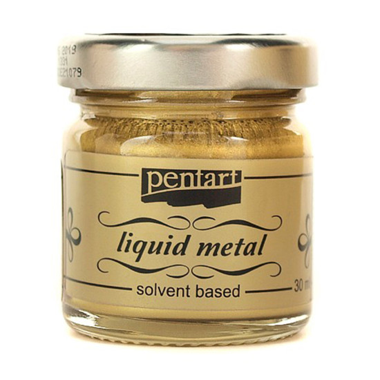 Φύλλο χρυσού Yγρό Pentart Liquid metal, Gold 30ml