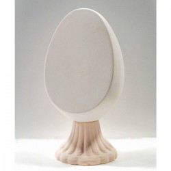 Αυγό κεραμικό με επίπεδη επιφάνεια σε βάση, 21+13cm