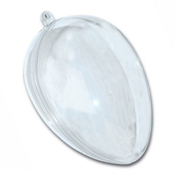 Αυγό διαφανές Plexiglass Υ14cm