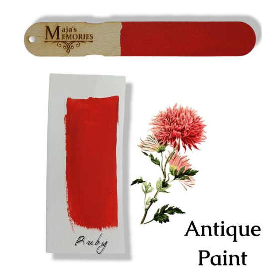 Χρώμα Antique Paint Maja’s Memories, 150ml, Ruby