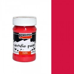 Ακρυλικο Χρώμα Pentart 100ml - Carmine