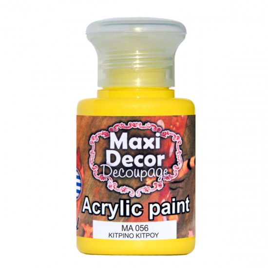 Ακρυλικό χρώμα MA-056 (ΚΙΤΡΙΝΟ ΚΙΤΡΟΥ) 60 ml