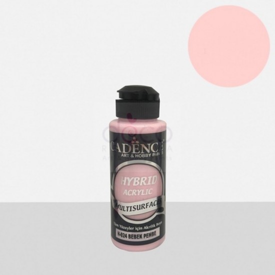 Υβριδικό ακρυλικό Baby pink 120ML H024