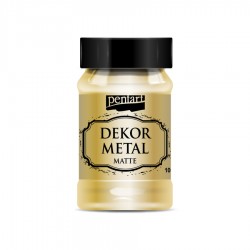 Μεταλλικό Χρώμα Κιμωλίας Dekor Metal Pentart 100ml - Gold