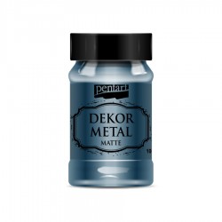 Μεταλλικό Χρώμα Κιμωλίας Dekor Metal Pentart 100ml - Oxford Blue