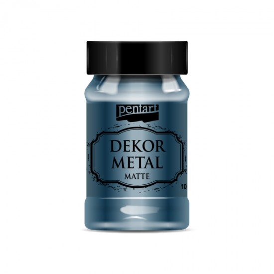 Μεταλλικό Χρώμα Κιμωλίας Dekor Metal Pentart 100ml - Oxford Blue