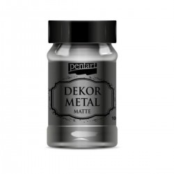 Μεταλλικό Χρώμα Κιμωλίας Dekor Metal Pentart 100ml - Silver