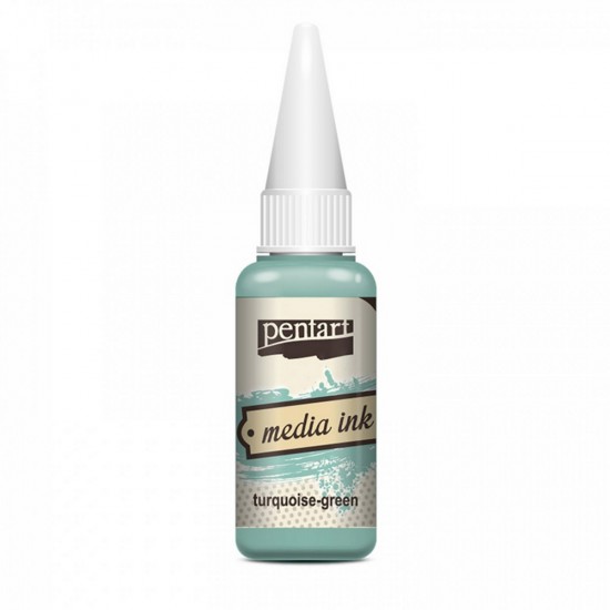 Μελάνι Media Ink Pentart 20ml, Turquoise-green