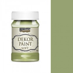 Χρώμα Κιμωλίας Dekor Soft Paint 100ml Pentart - Olive