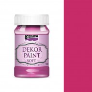 Χρώμα Κιμωλίας Dekor Soft Paint 100ml Pentart - Pink