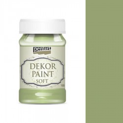 Χρώμα Κιμωλίας Dekor Soft Paint 100ml Pentart - Pistachio