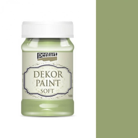 Χρώμα Κιμωλίας Dekor Soft Paint 100ml Pentart - Pistachio