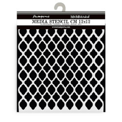 Thick Stencil 12x12cm, Stamperia,Timeless, Texture net