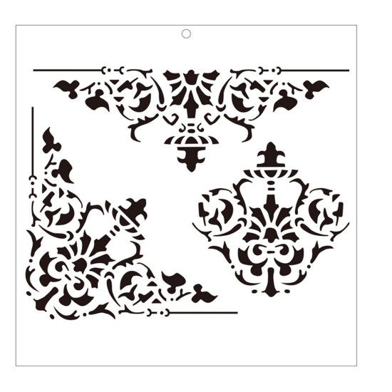 Στένσιλ DecoChic 40x40cm, Lace Embellishments