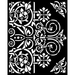 Thick Stencil Stamperia 20x25cm, Magic Forest, Door ornaments